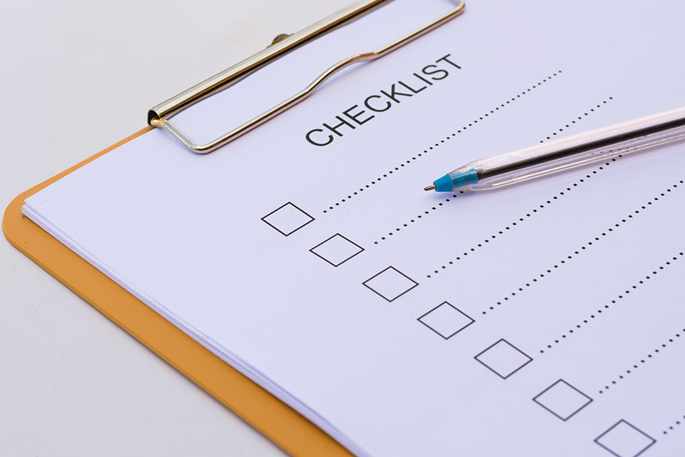 Image of checklist